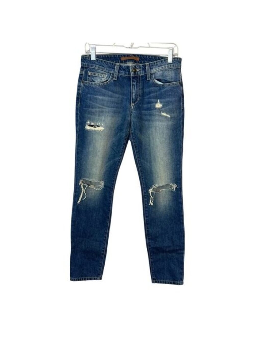 Joe's Jeans Straight Ankle Jeans in Judith Wash sz 26 Medium Blue Y2K Indie Chic
